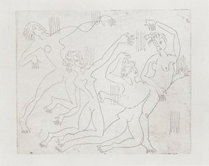 Danseskole af Ernst Ludwig Kirchner